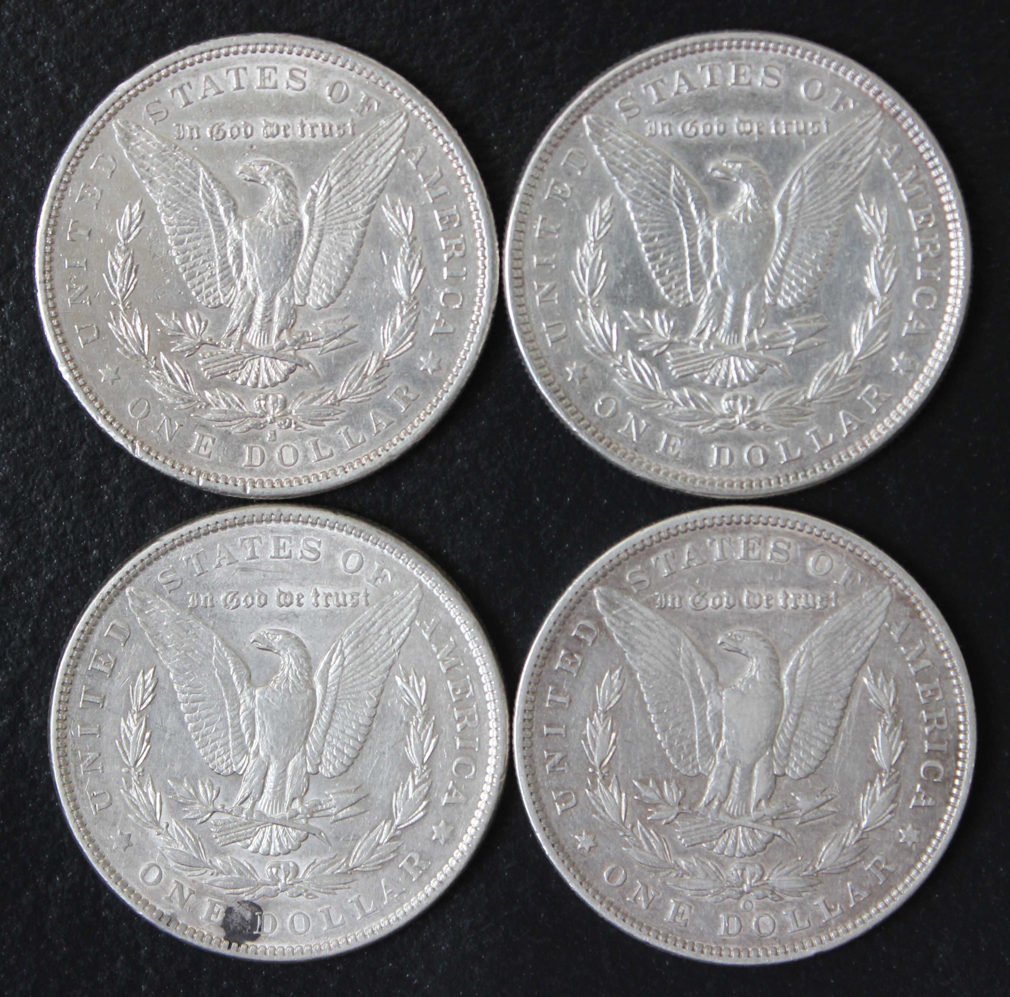 монета 1 доллар 1885,1889,1900,1921 года,оригинал