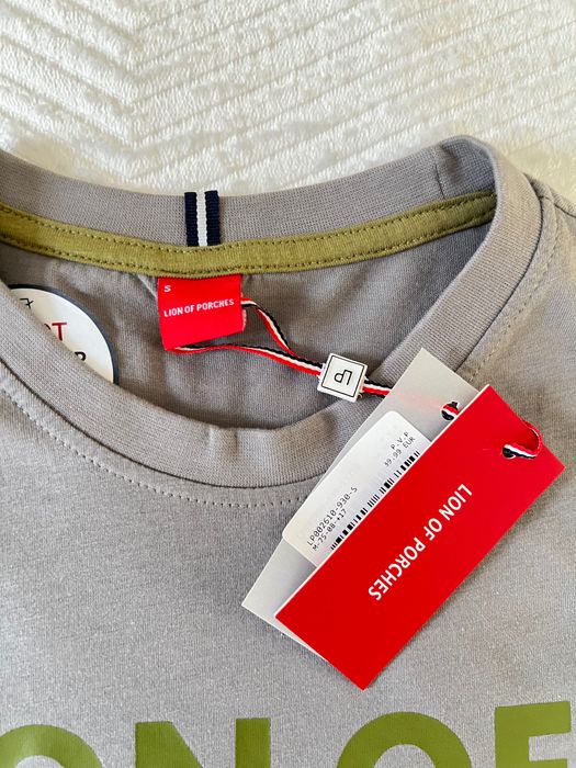 camisola cinzenta lion of porches