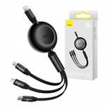 Baseus Kabel Zwijany 3W1 Usb - Micro Usb Do Lightning + Usb-C 1,1M