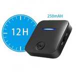 Transmiter/Odbiornik Bluetooth 2w1 TX/RX adapter 250 mAh kable AUX+RCA