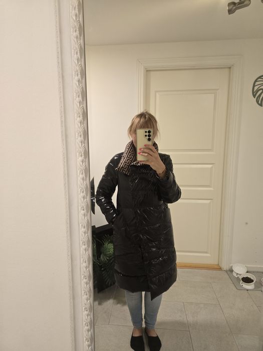 Płaszcz dwustronny w stylu Versace