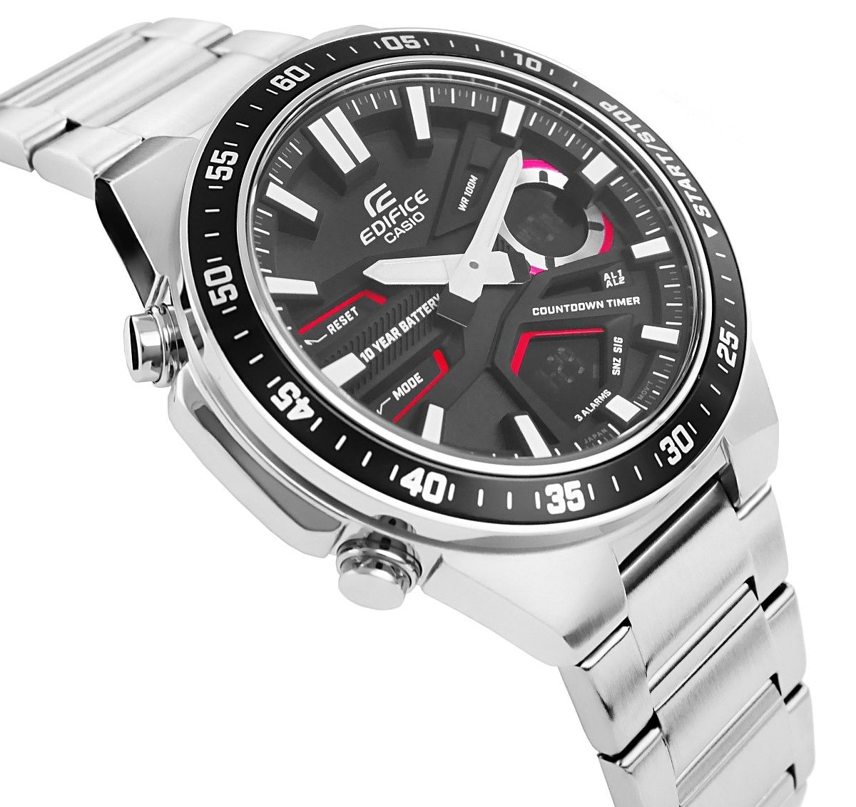 zegarek męski casio edifice efv-c110d-1a4vef 10 bar + box
