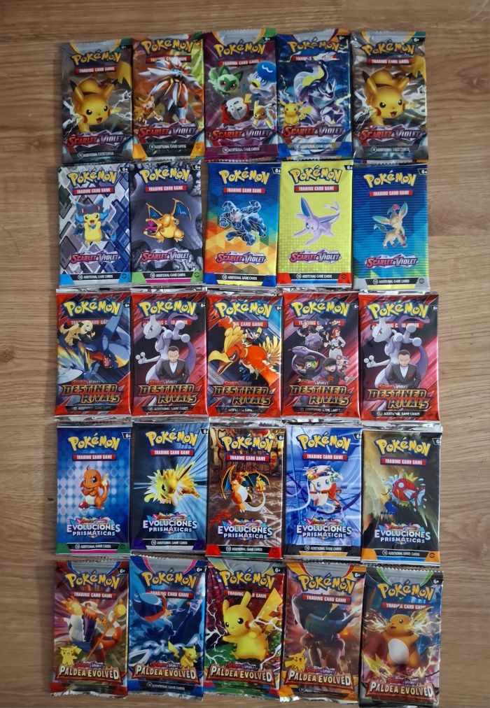 Duża kolekcja kart pokemon