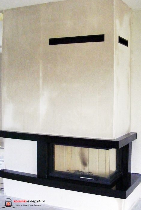 kominek + montaż HIT CENOWY wkład kominkowy 8 kw NOWOCZESNY - KRATKI