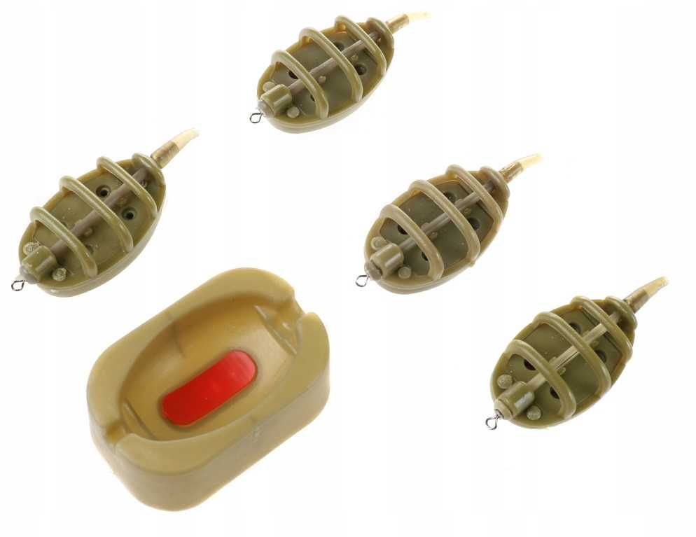 Zestaw koszyków 30g+40g+50g+60g oraz foremka do Method Feeder R310175