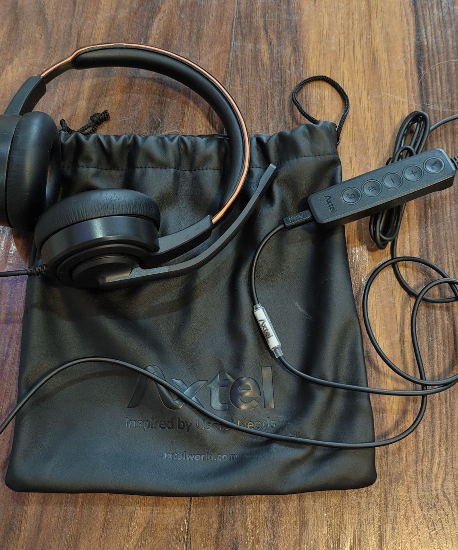 Słuchawki Axtel Voice UC45 Duo NC (AXH-V45UCD)
