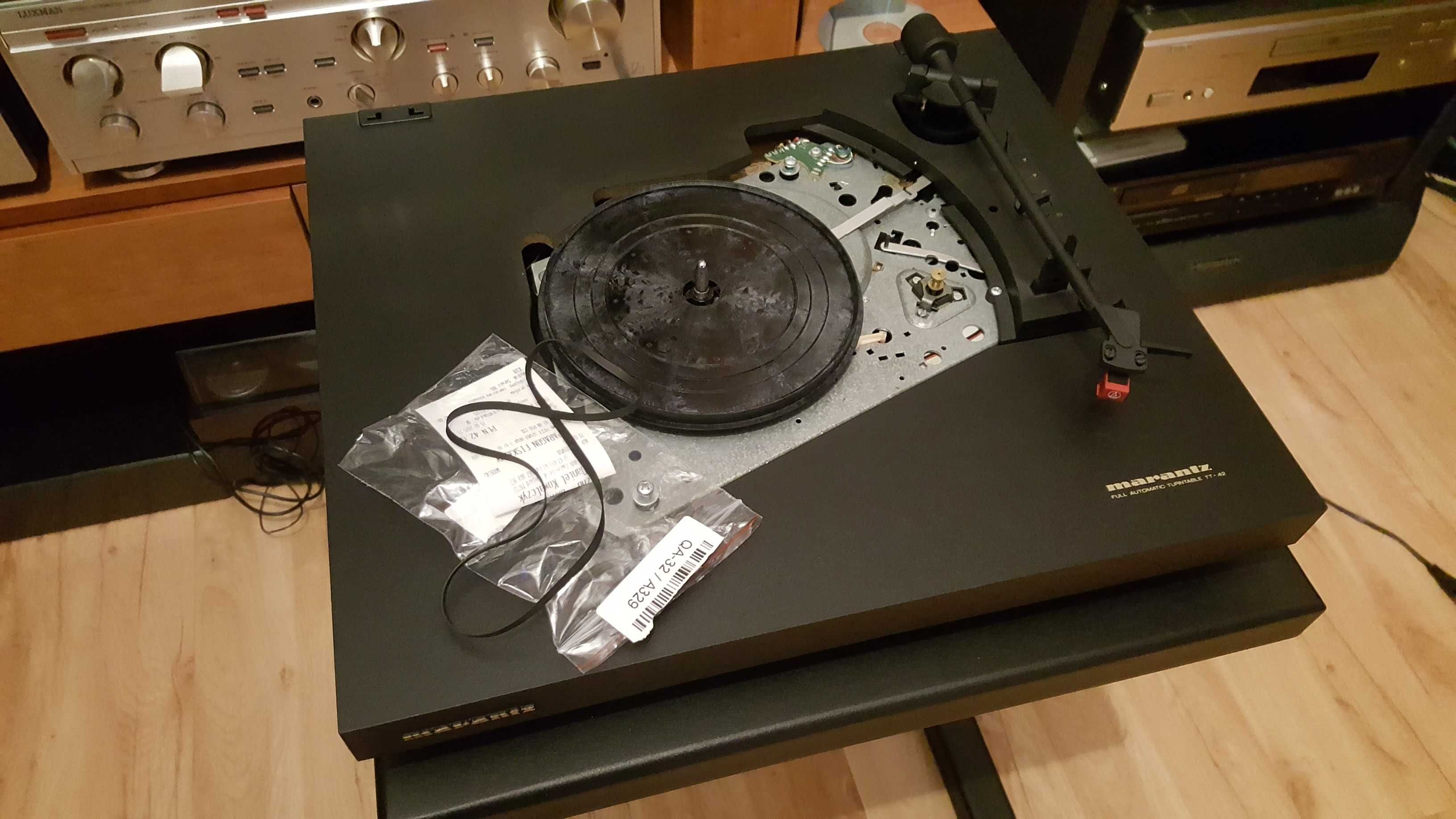 Części do gramofonu Marantz TT42 pokrywa podstawa ramię talerz okazja