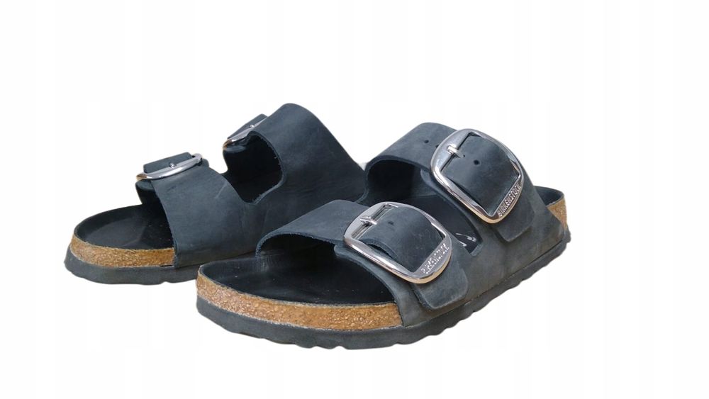 Birkenstock 37 Buty Damskie Arizona Big Buckle  Klapki Skórzane T714