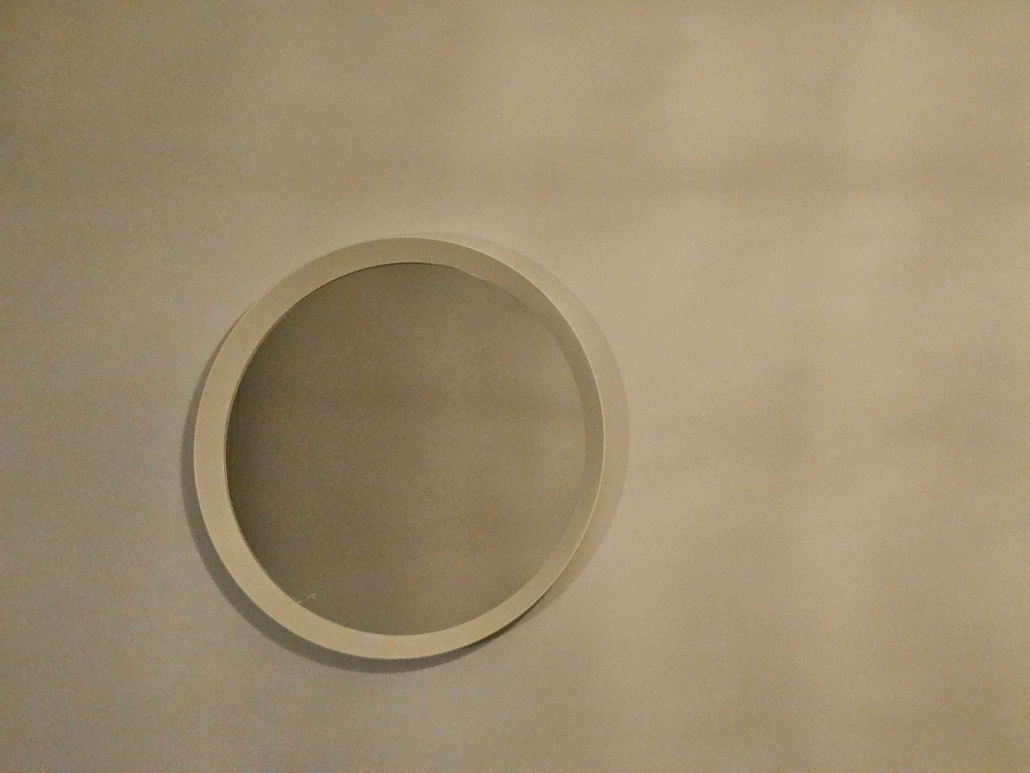 Lustro okrągłe, białe 50 cm, IKEA, Langesund