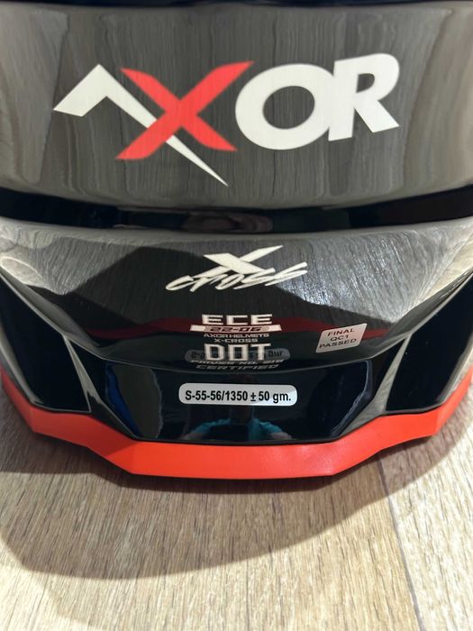 Кроссовый шлем AXOR X-Cross SC Black/Orange