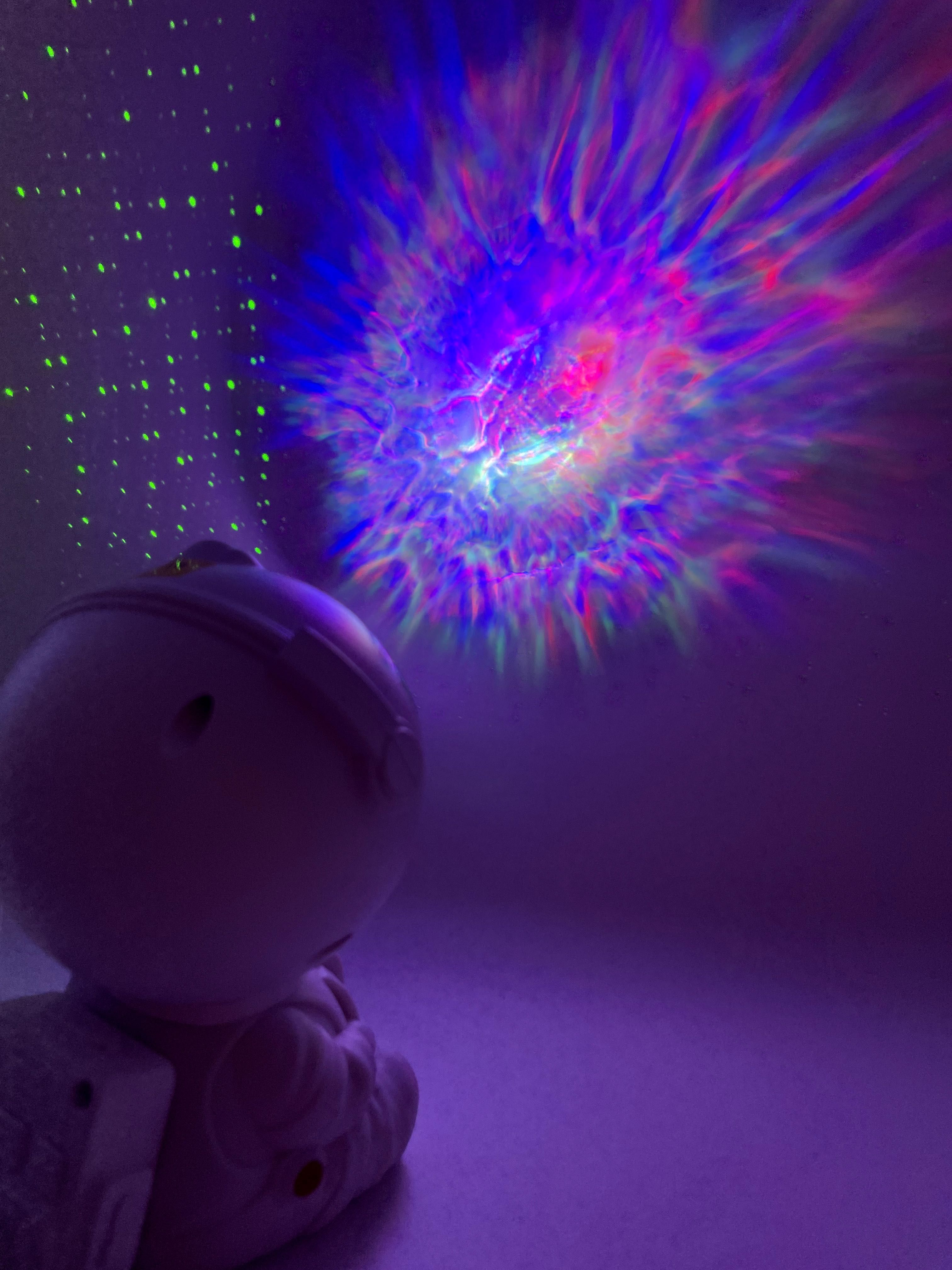 Projektor Astronauta LED RGB + Pilot – Efekt Gwiazd