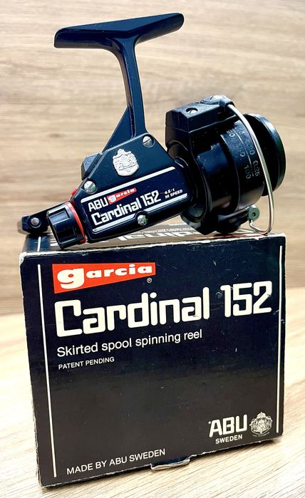 Kołowrotek kolekcjonerski ABU Garcia Cardinal 152 fabryczny zestaw