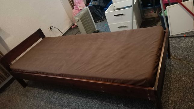 Łóżko pojedyncze 90x200 z materacem hotelowe