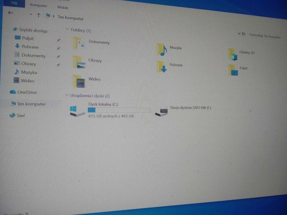 Komputer Dell Slim i3-6100 8GB RAM DYSK 500GB WINDOWS 10 PRO