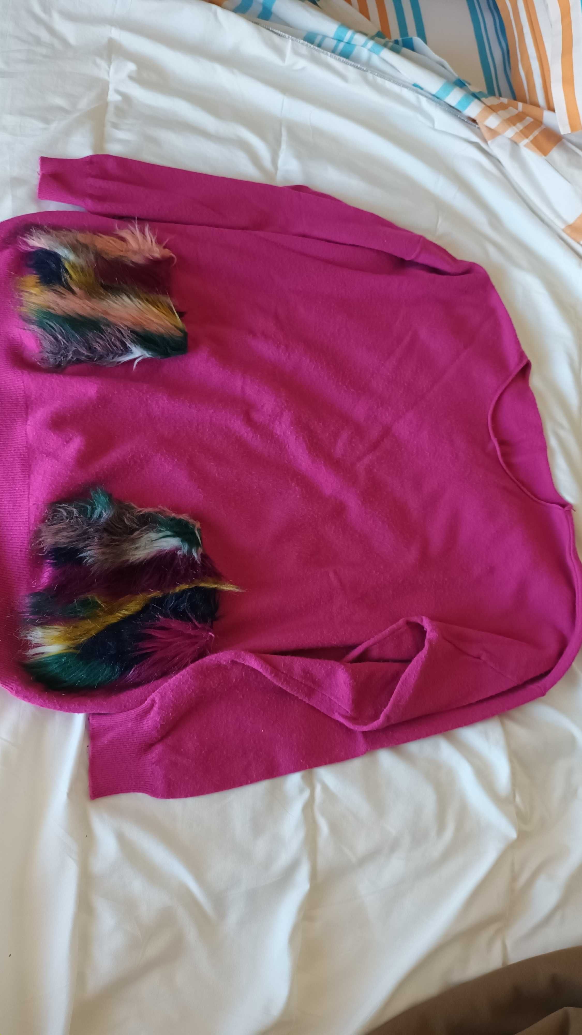 Camisola em rosa