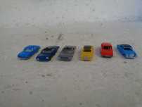 1:160 Lote de 6 carros diversos