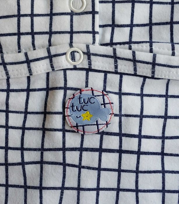 Babygrow Quadrados TucTuc 0-3 meses