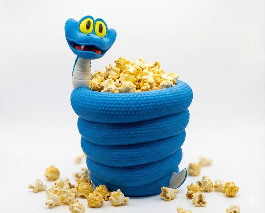 Balde de pipocas Gary De'Snake Zootopia 2