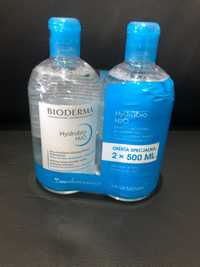 Bioderma Hydrabio H2O.2x500 ml.Płyn Micelarny.OKAZJA !!! 1000 ml