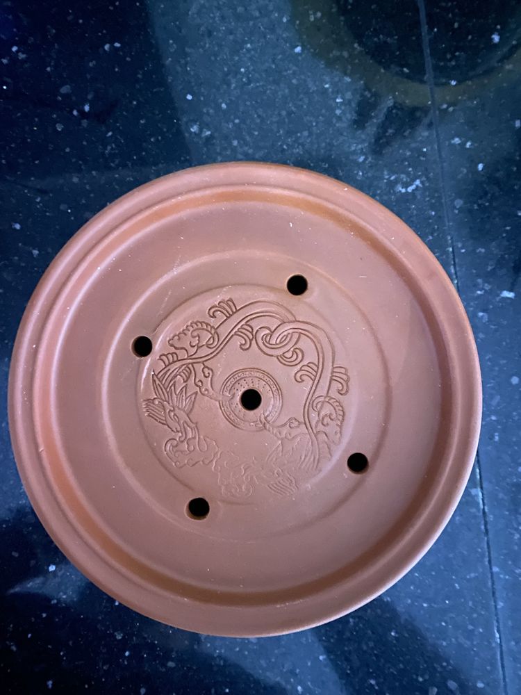 Bandeja de cha yixing redware