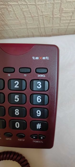 Проводной стационарный телефон Проводной стационарный телефон  TX-202.