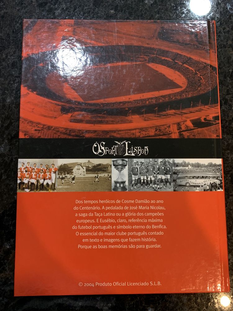 Livro História Visual do SL Benfica