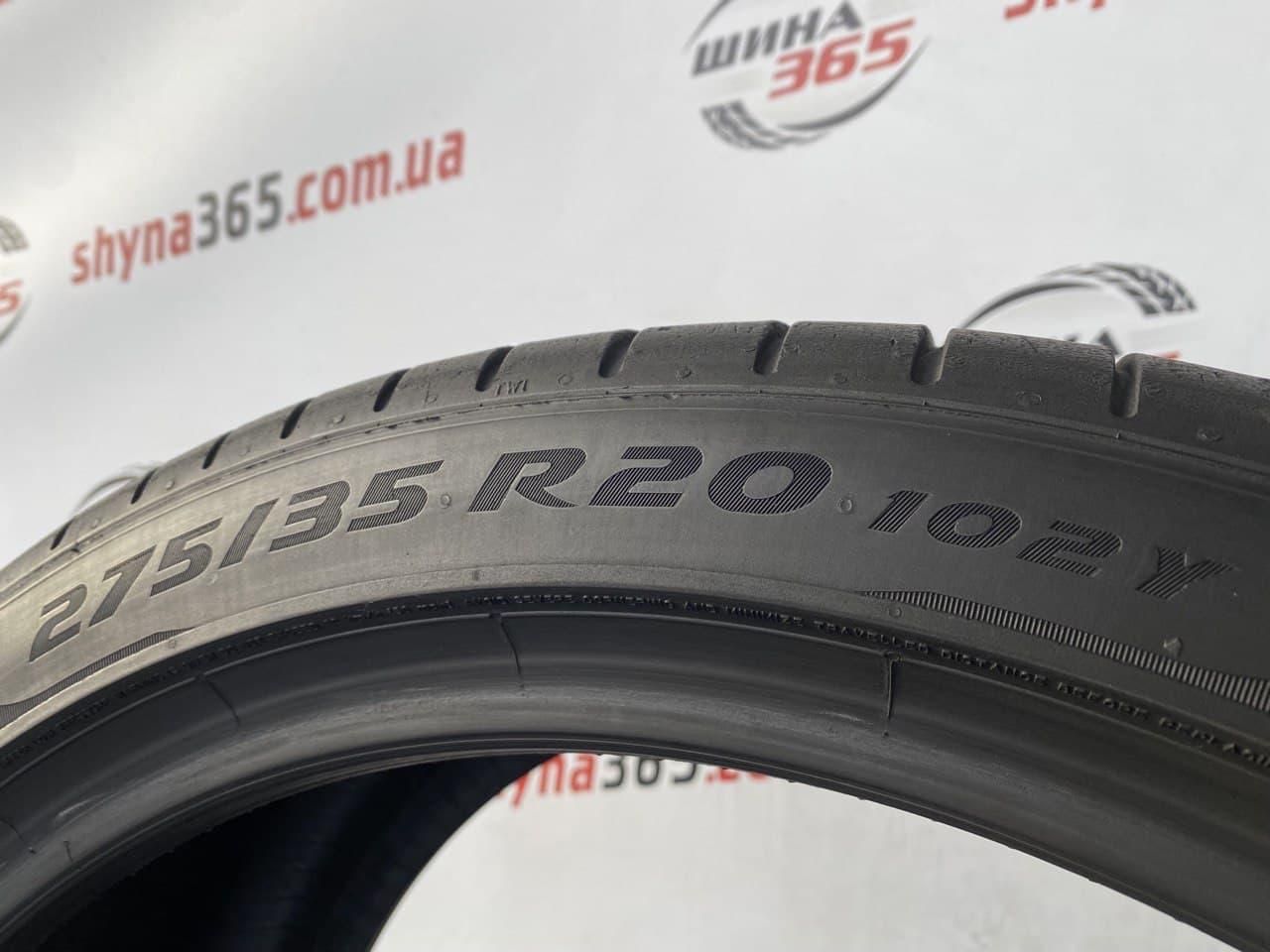 Шины б/у лето 275/35 r20 pirelli pzero pz4 run flat 5mm