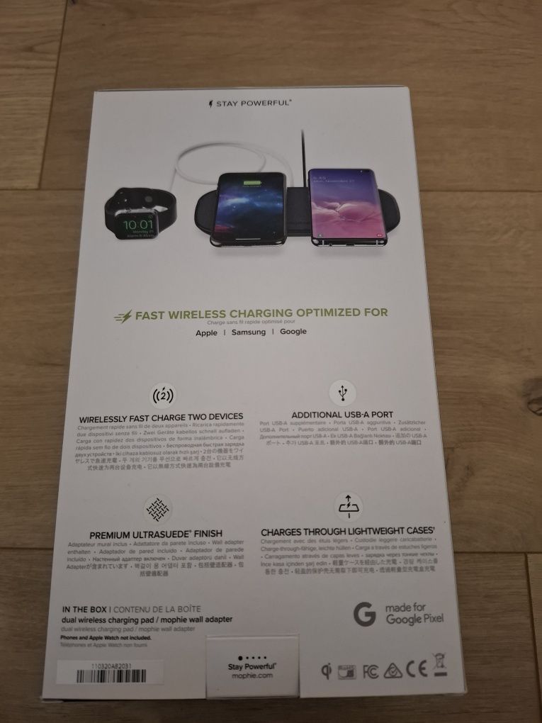 Ładowarka indukcyjna MOPHIE dual wireless charging pad