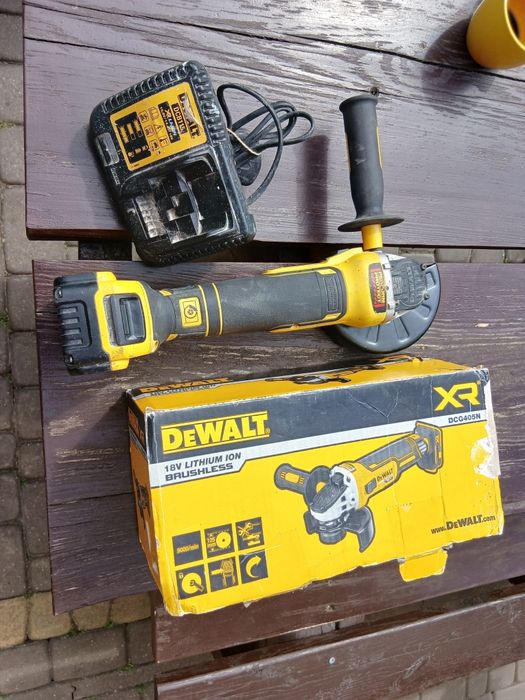 Szlifierka kątowa. Flex Dewalt dcg405 plus aku 5 ah i ładowarka