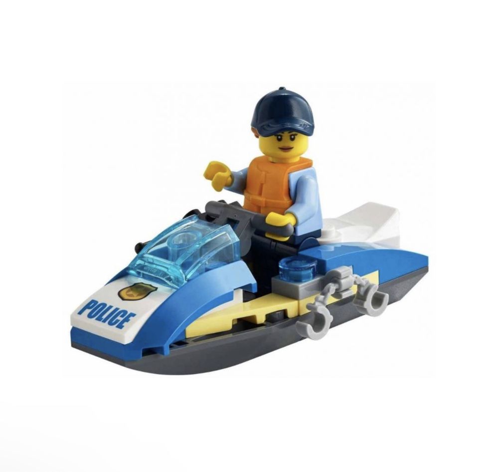 Lego city police 30567 Конструктор Лего полицейский водный скутер