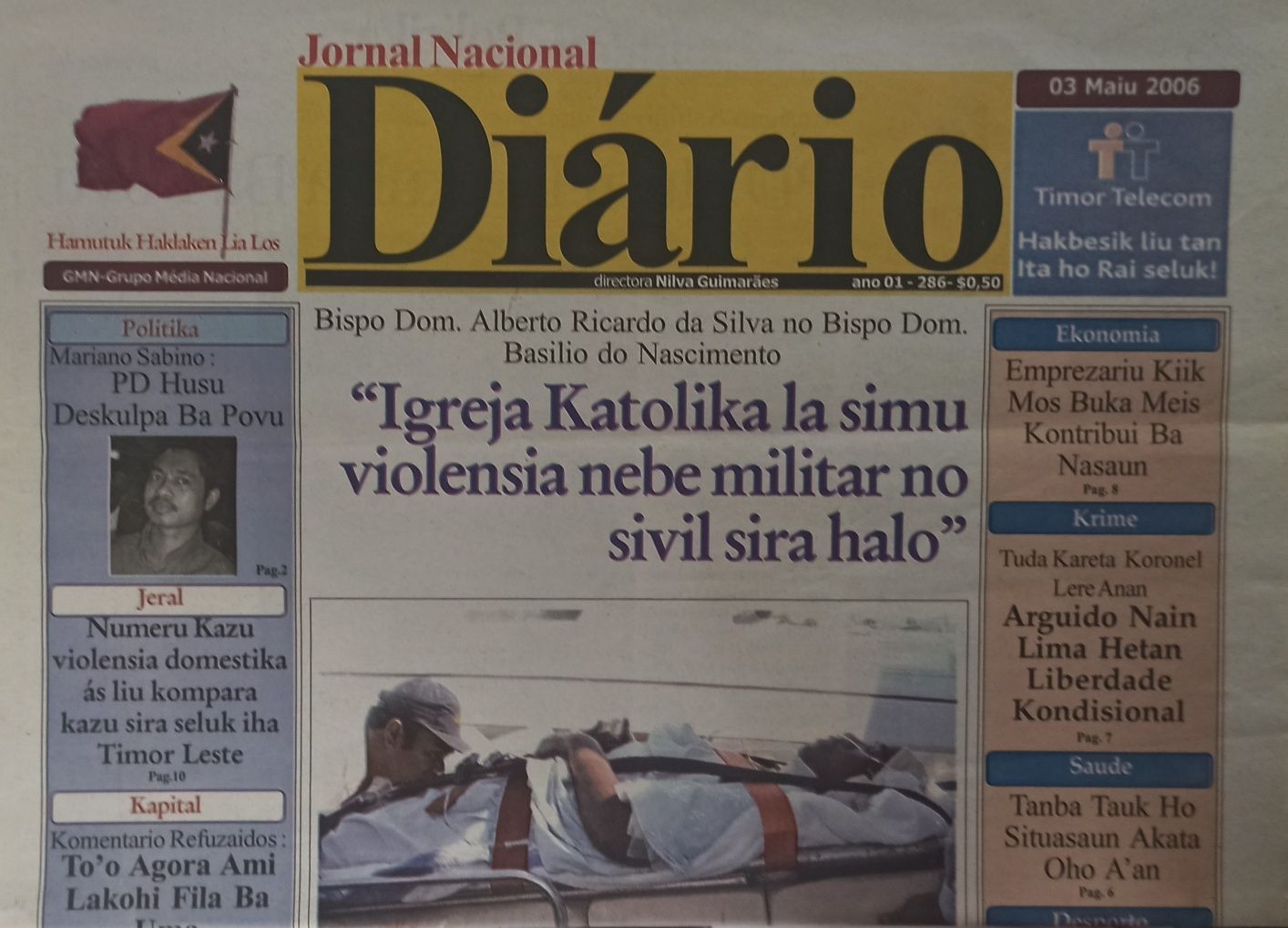 Revistas e jornais sobre Timor