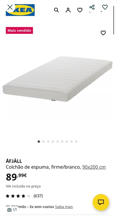 2 Colchões de Solteiro ikea