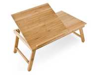 Relaxdays Bambusowy stolik pod laptopa