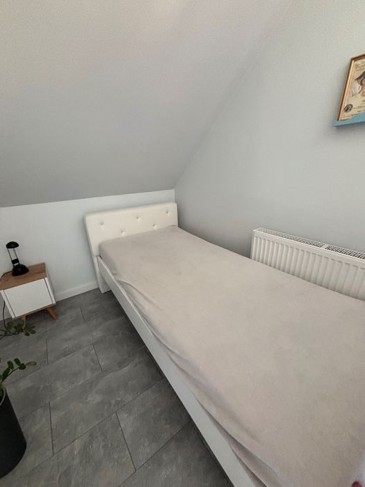 Łóżko białe 90x200