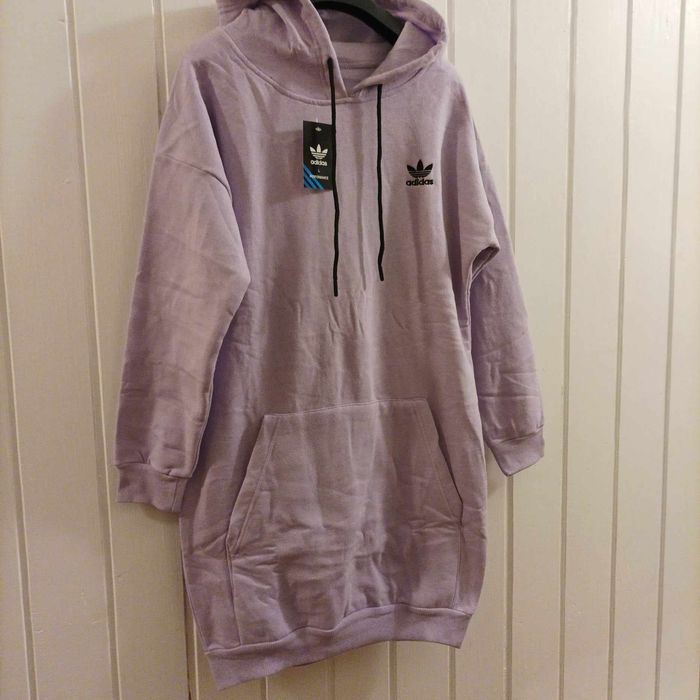 Sukienka damska dresowa lila.