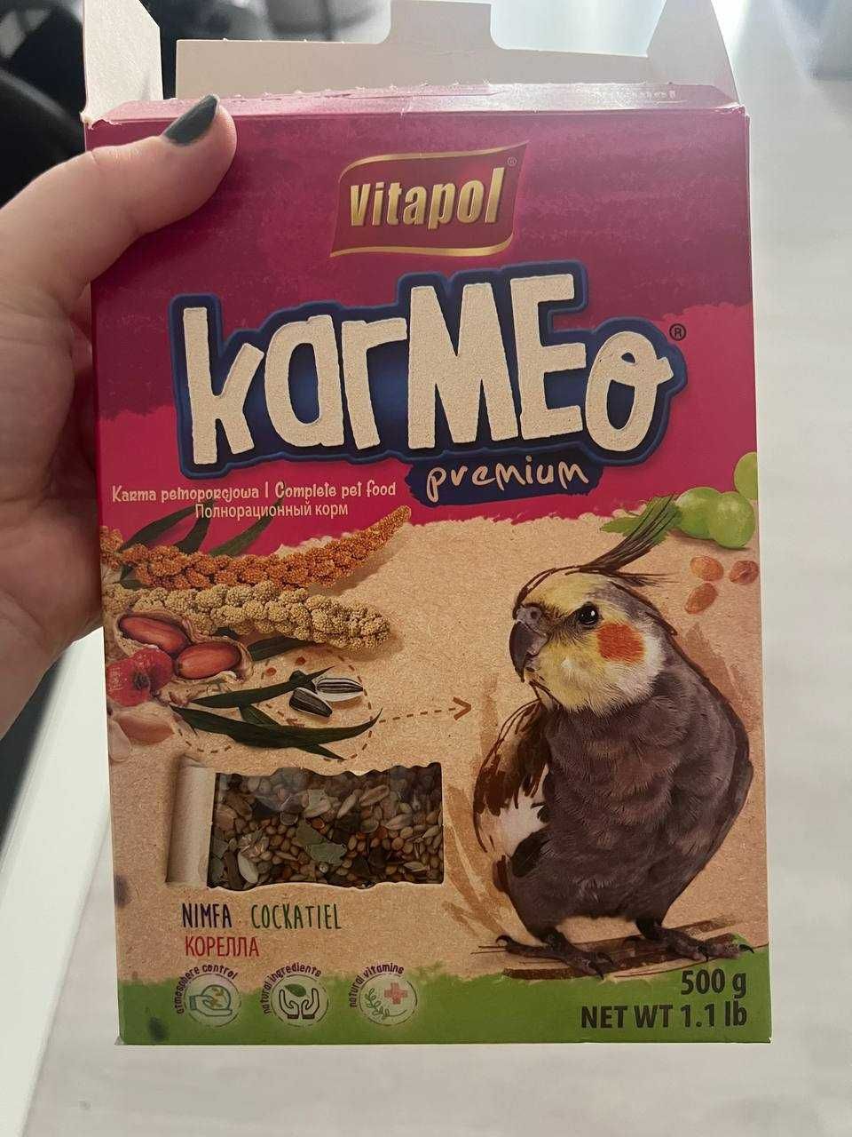 Karmnik dla ptaków transparentny + karma dla ptaków