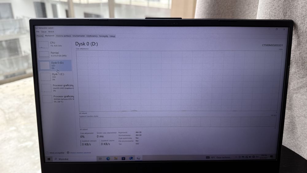 Laptop asus 15,6 cali