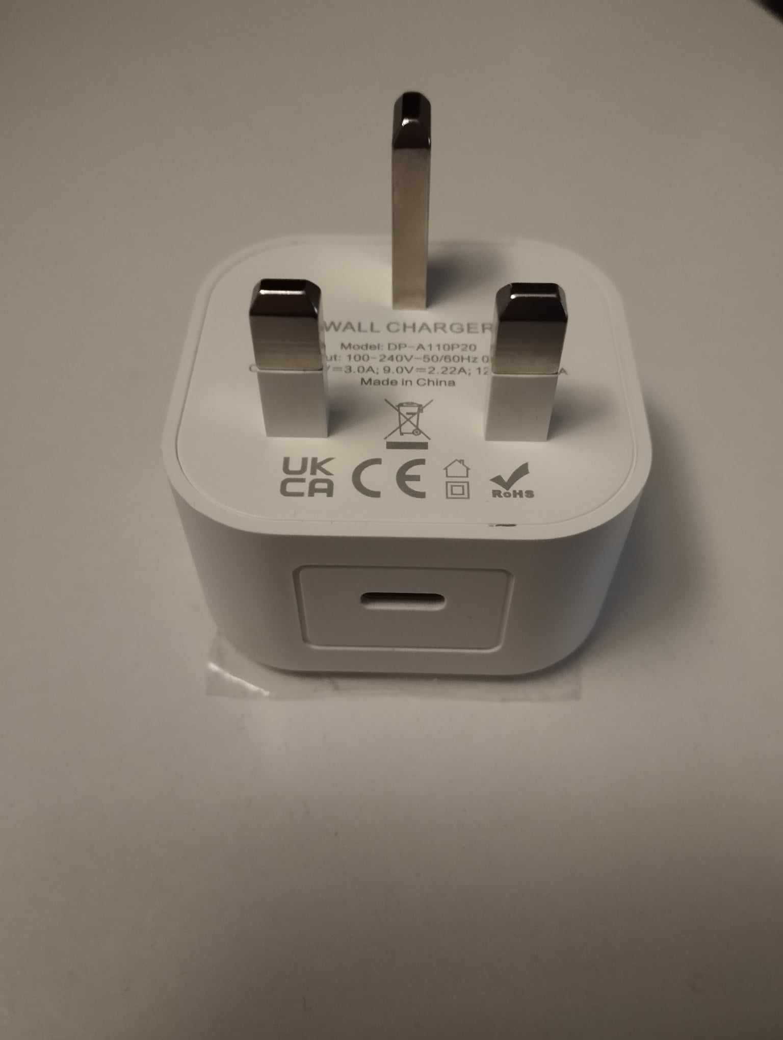 Ładowarka 20W USB-C do iPhone PD (mega szybka) DP-A110P20