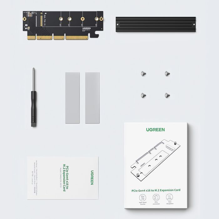 Ugreen Karta Rozszerzeń PCIe 4.0 X16 do M.2 NVMe M-Key