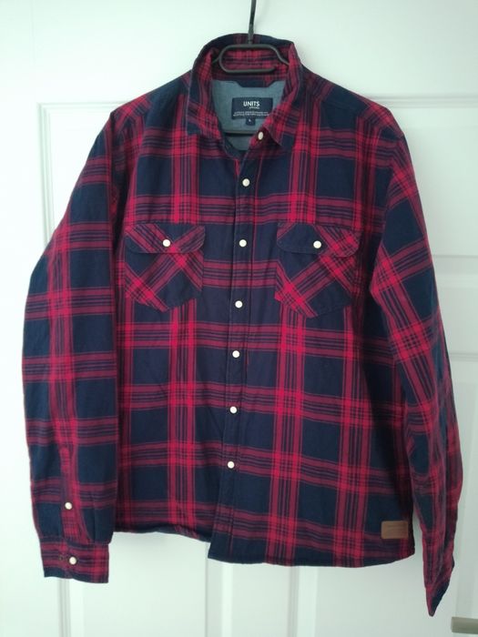 Coop Units kurtka koszulowa w kratę trekkingowa jesienna codzienna