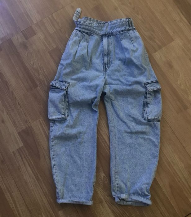 джинсы карго/бананы/слоучи