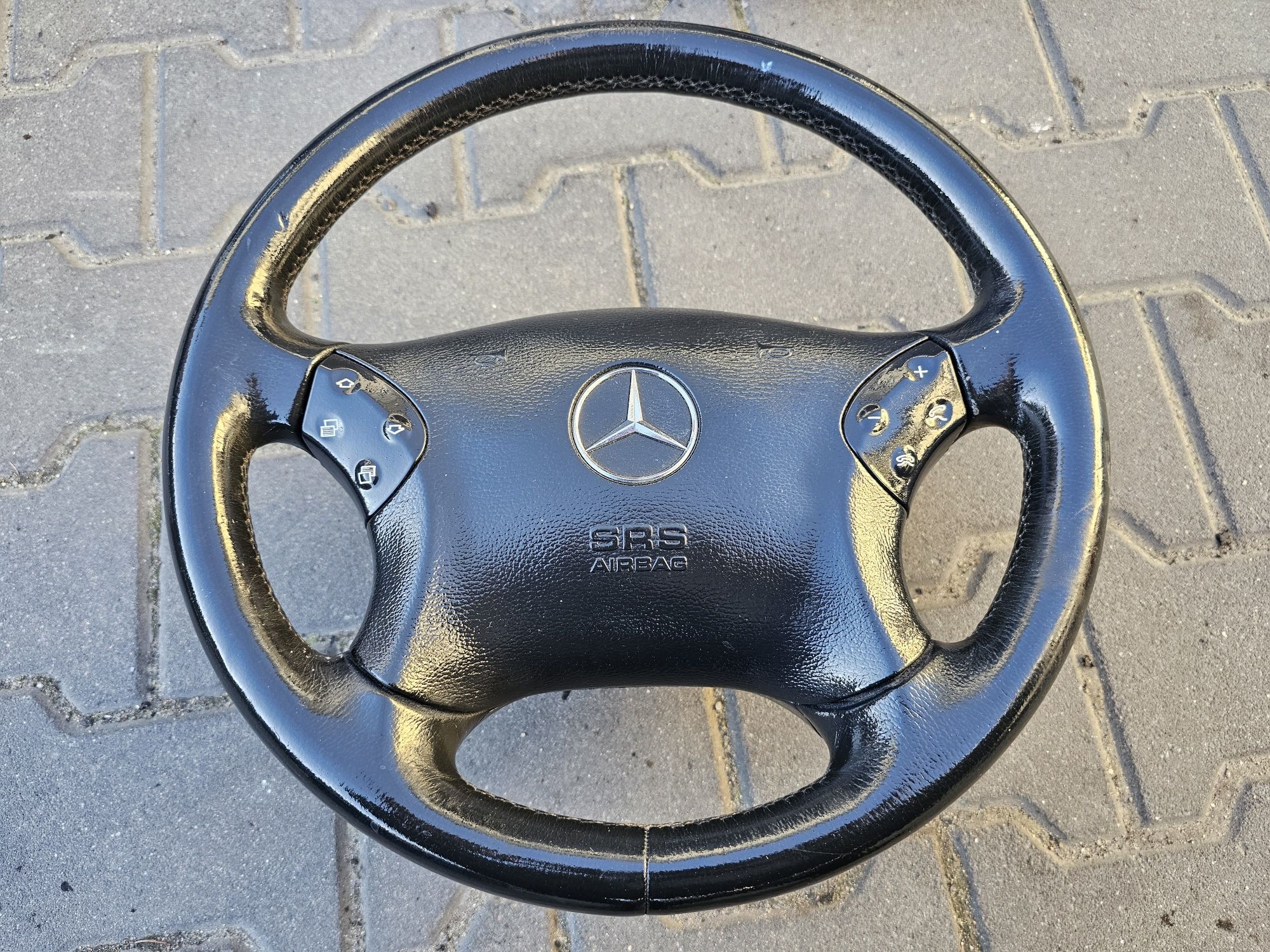 Kierownica Mercedes-Benz C klasa W203 Skóra