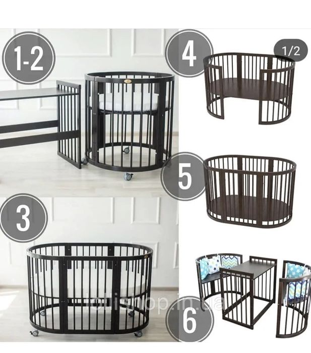 Продам детскую кроватку трансформер. 7/1