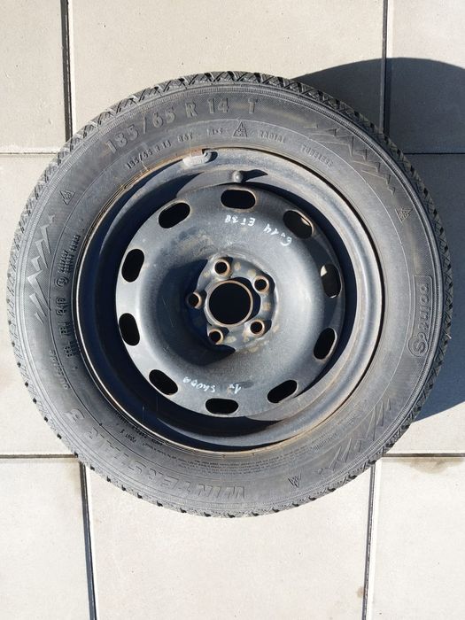 Kola felgi opony 2 szt golf 5x100 et38 zima 185/65/R14