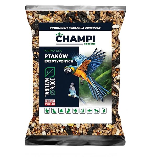 5kg Mix dla papug falistych i średnich nimfa rozella karma STANDARD Ch