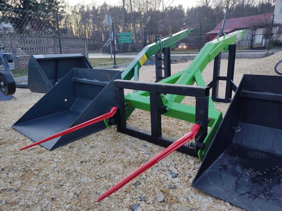 Widły do obornika podnośnik na tył ciągnika nowy linka łyżka gwarancja