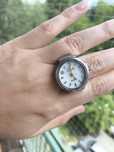 Pierścionek zegarek vintage retro old money watch y2k nowy new fashion