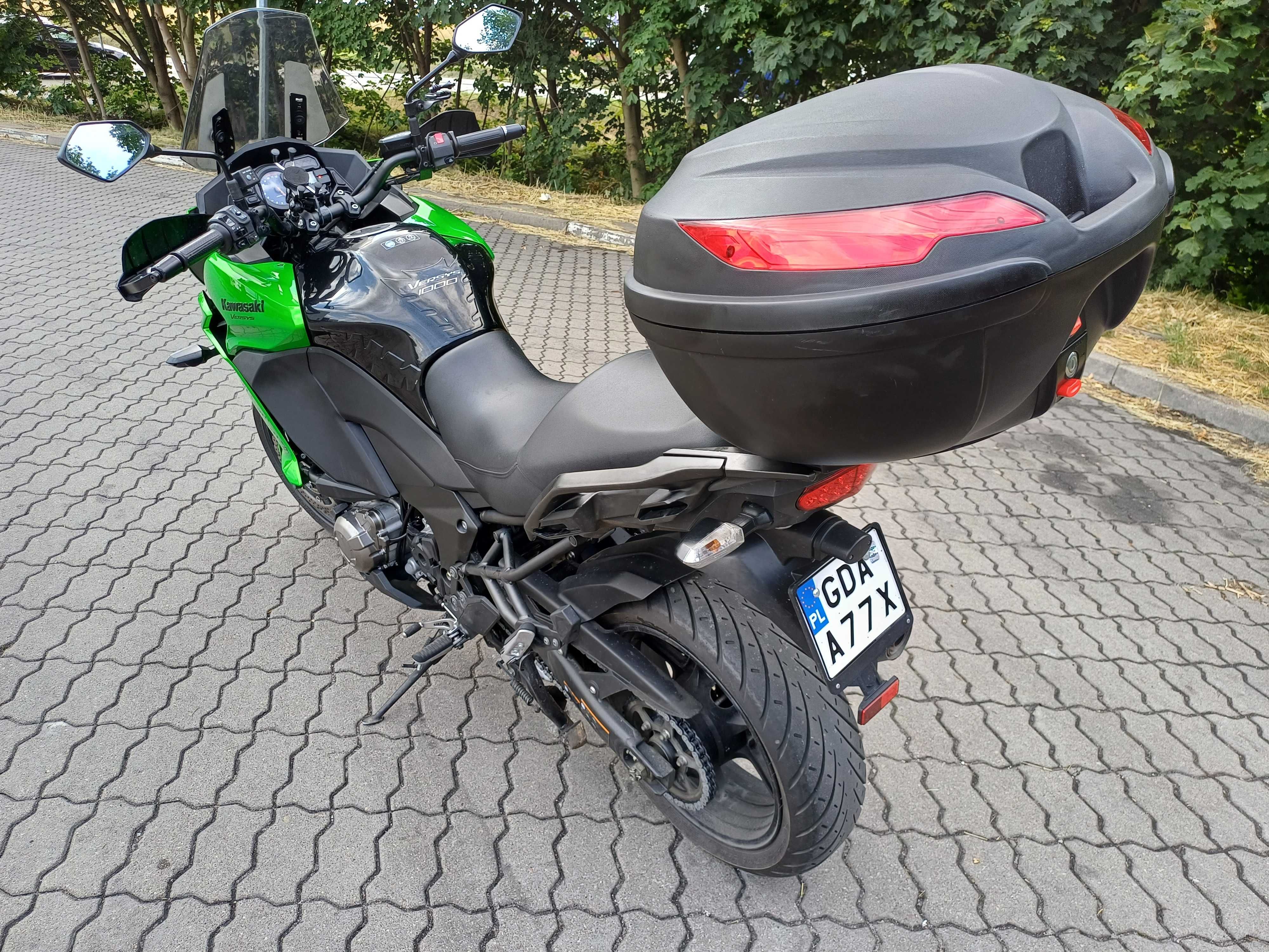 Kawasaki Versys 1000 bezwypadkowy2016r,ABS,KTRC,kufry