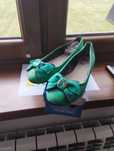 Buty damskie nowe zielone rozm 40