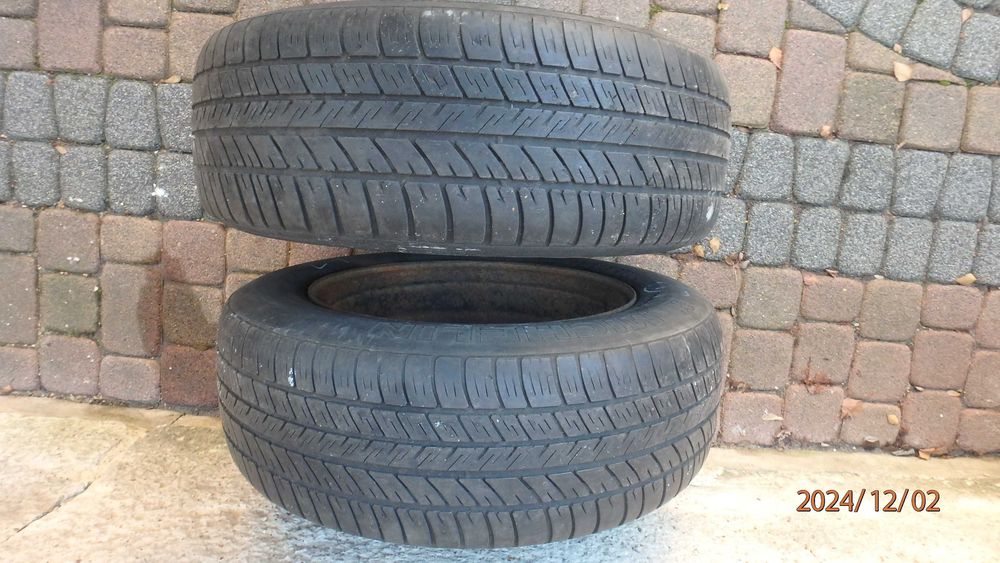 Koła stalowe Mercedes 15 " + oryginalne kołpaki.